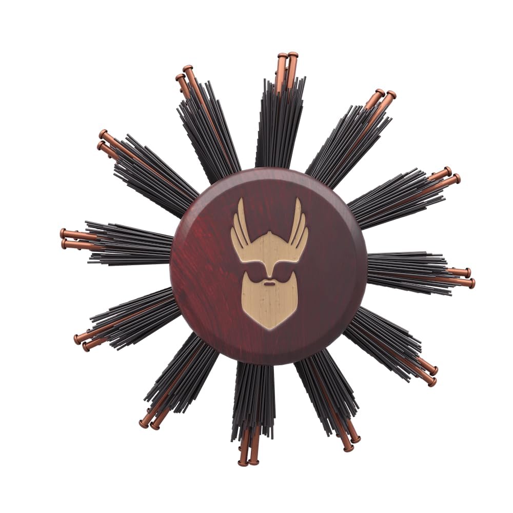 The Beard Struggle Viking Roller Brush distribution-huiles-naturelles pour barbe plus douce.
