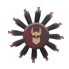 The Beard Struggle Viking Roller Brush distribution-huiles-naturelles pour barbe plus douce.
