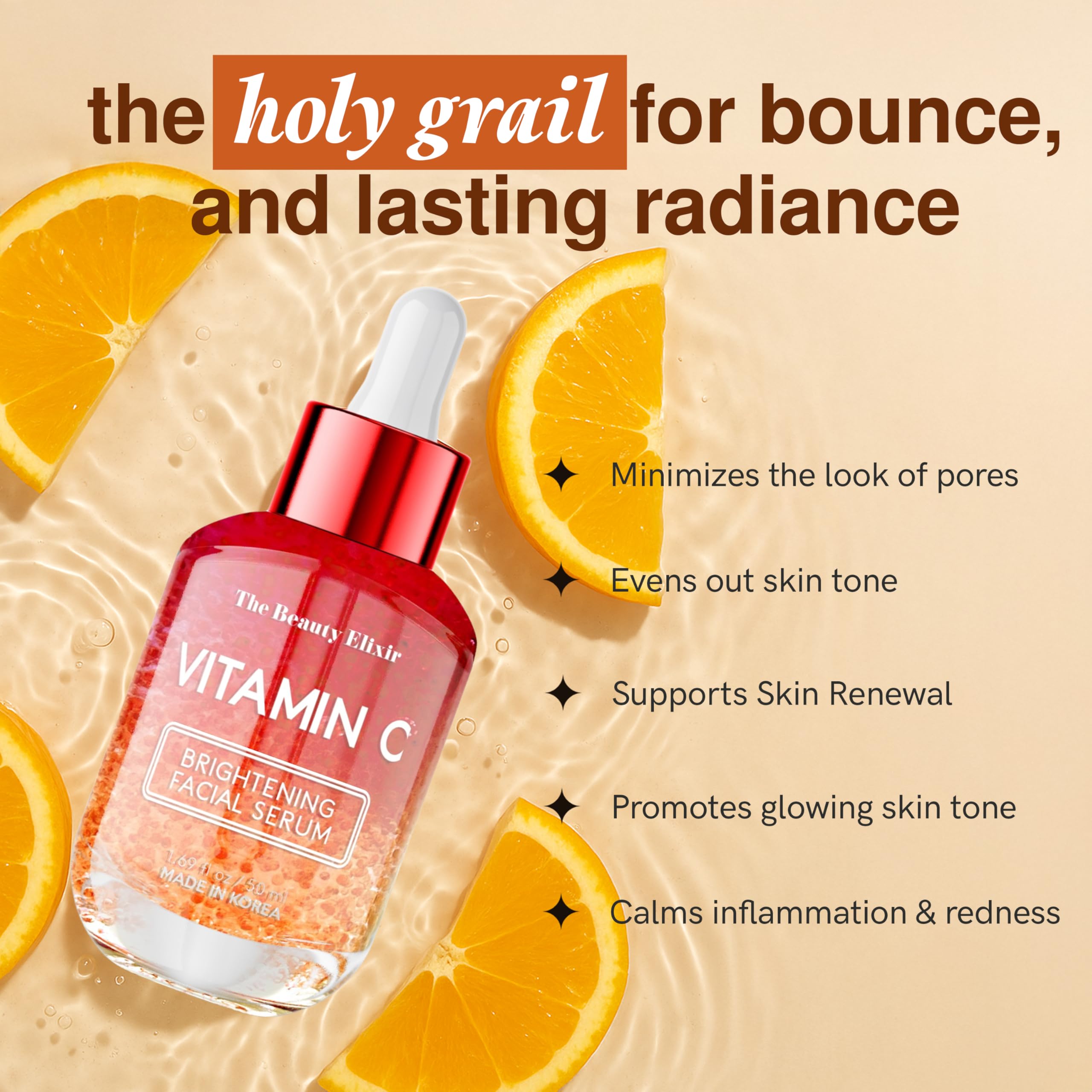 The Beauty Elixir Sérum – application douce sur peau propre