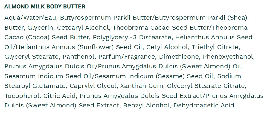 The Body Shop Application Douce sur peau pour hydratation rapide
