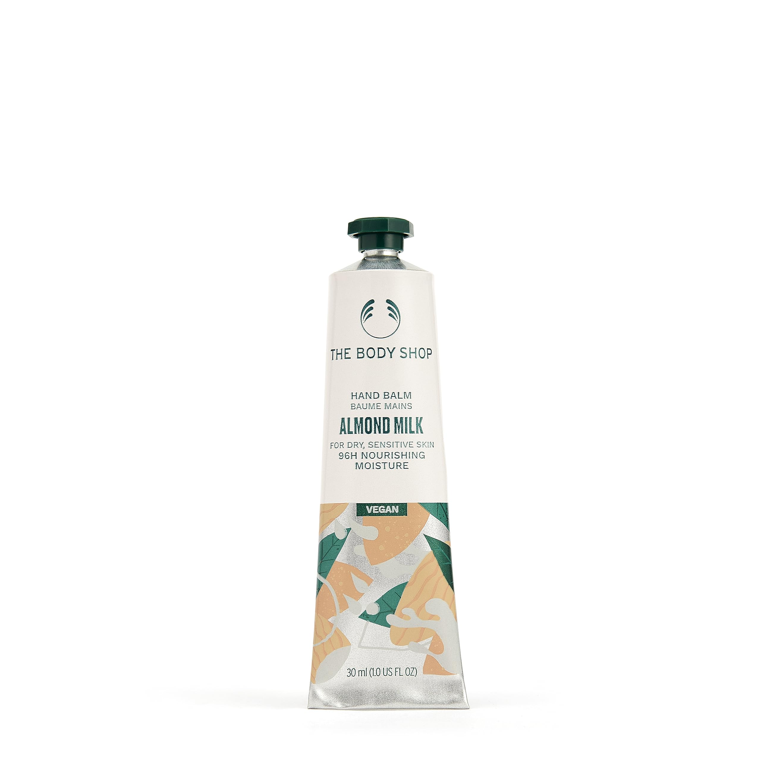 Baume mains The Body Shop lait d'amande, emballage portable pour déplacements quotidiens