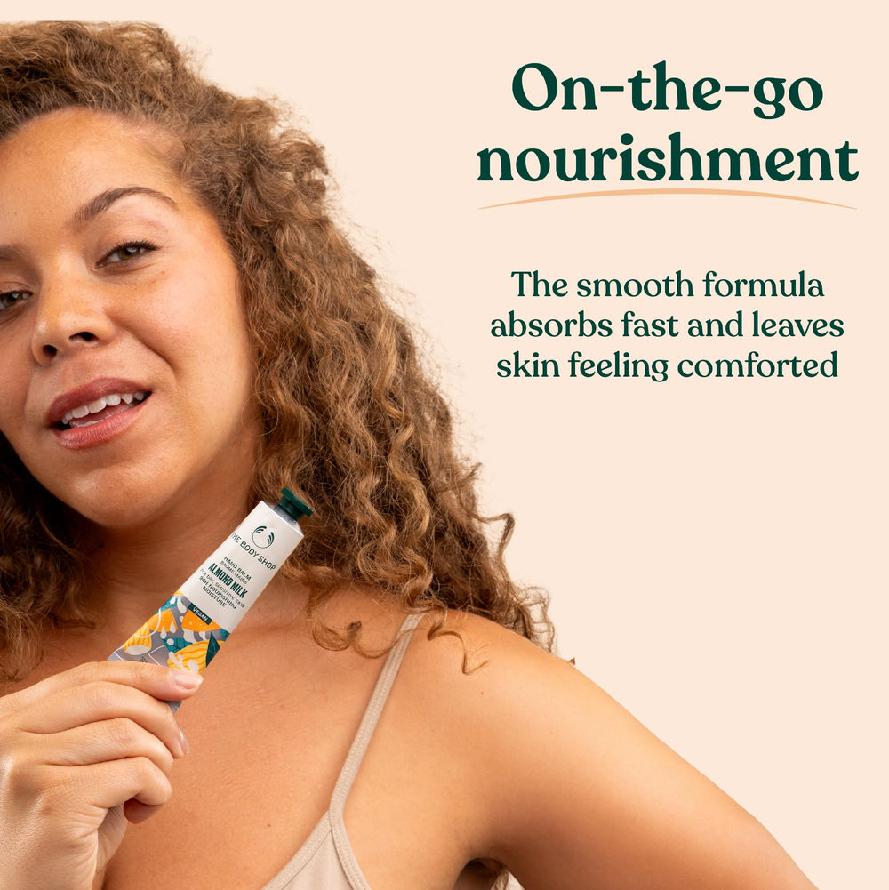 Baume mains The Body Shop lait d'amande, soin quotidien et nourrissant