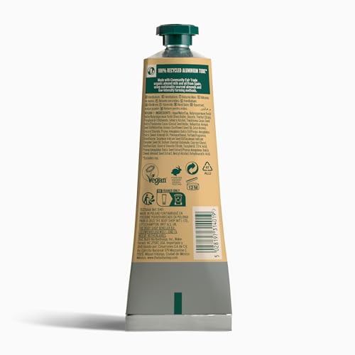 Baume mains The Body Shop lait d'amande, pompe pratique pour application rapide