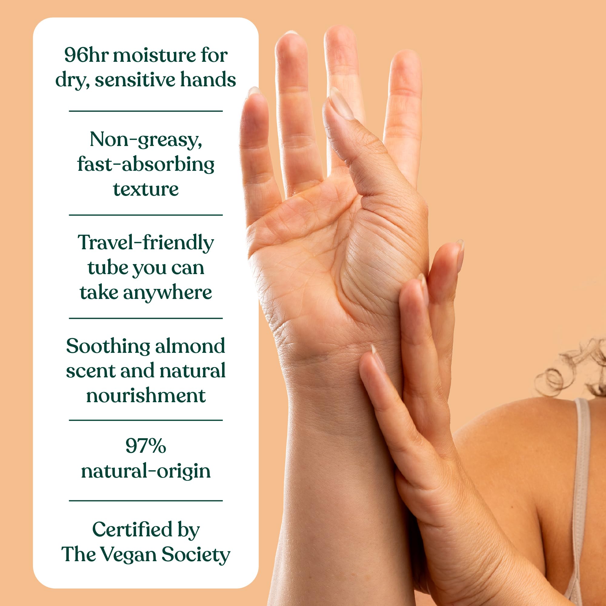 Baume mains The Body Shop lait d'amande, formulation sans parabènes et sans silicone
