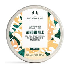 The Body Shop Beurre corporel lait d'amande – emballage pratique et recyclable.