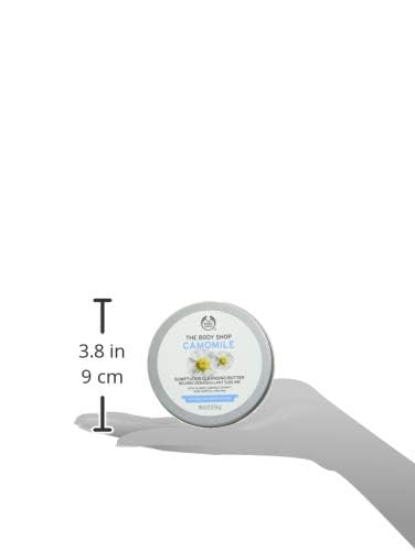 The Body Shop Camomile Sumptuous Cleansing Butter, soin végan et parfum camomille doux.