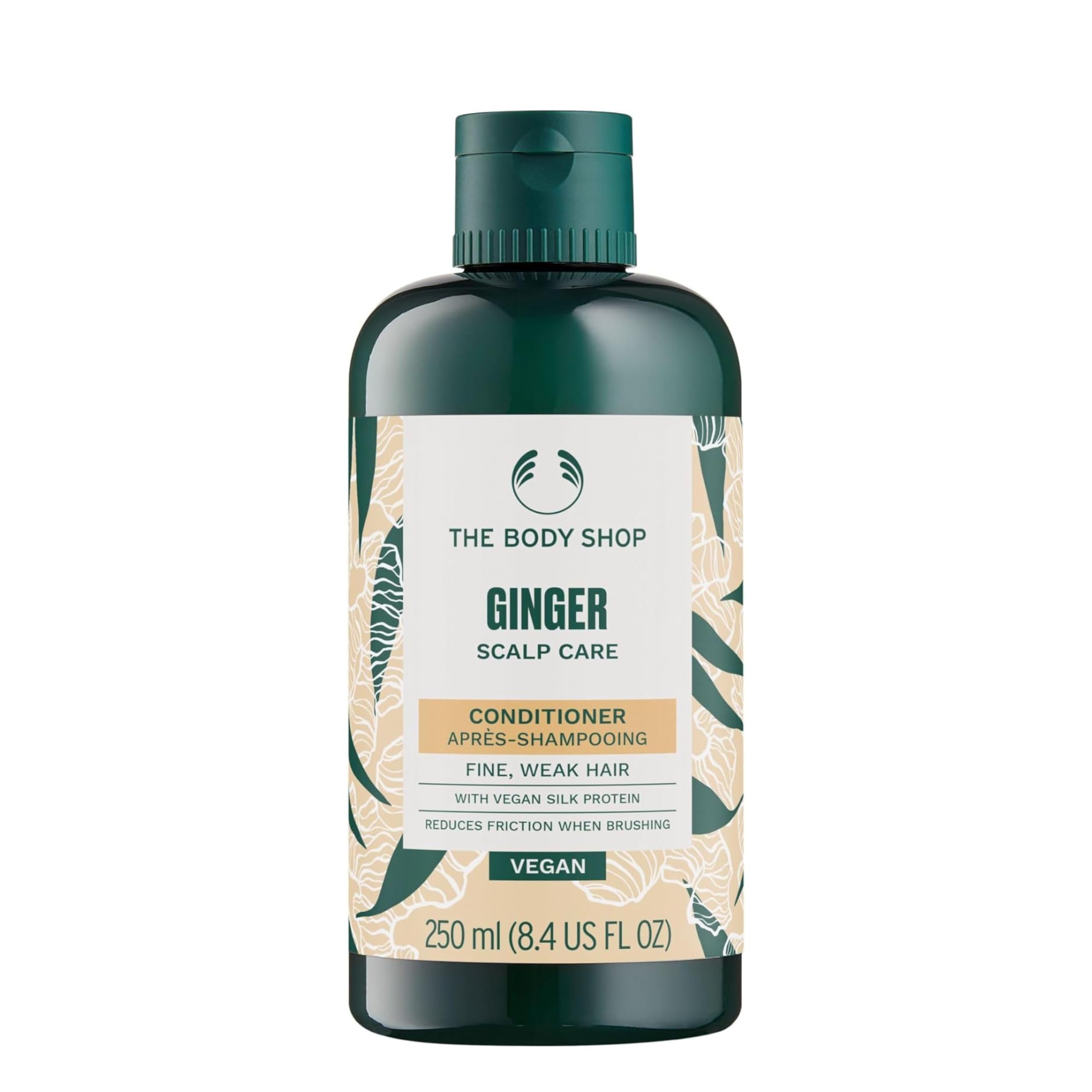 The Body Shop soin gingembre pour cuir chevelu en flacon, apaise et démêle en douceur