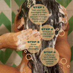The Body Shop soin gingembre cuir chevelu, texture crème légère et nourrissante