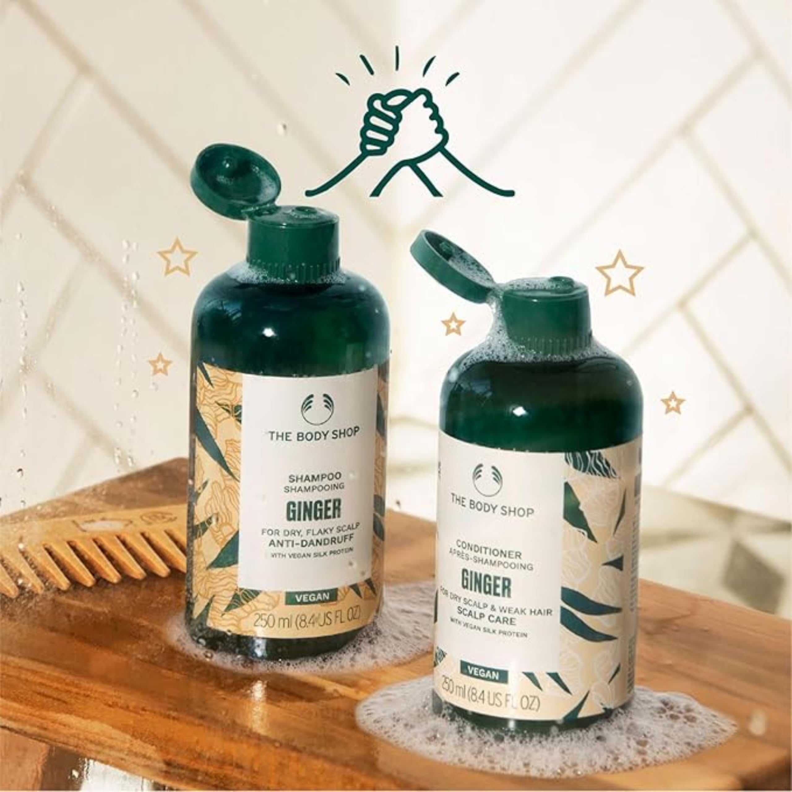 The Body Shop soin gingembre écorce-bouleau, formule naturelle