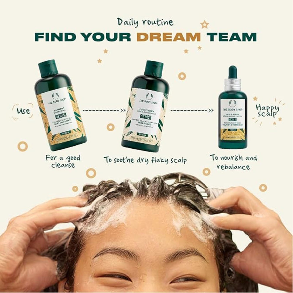 The Body Shop soin gingembre extraits-saule-blanc, soutien cheveux