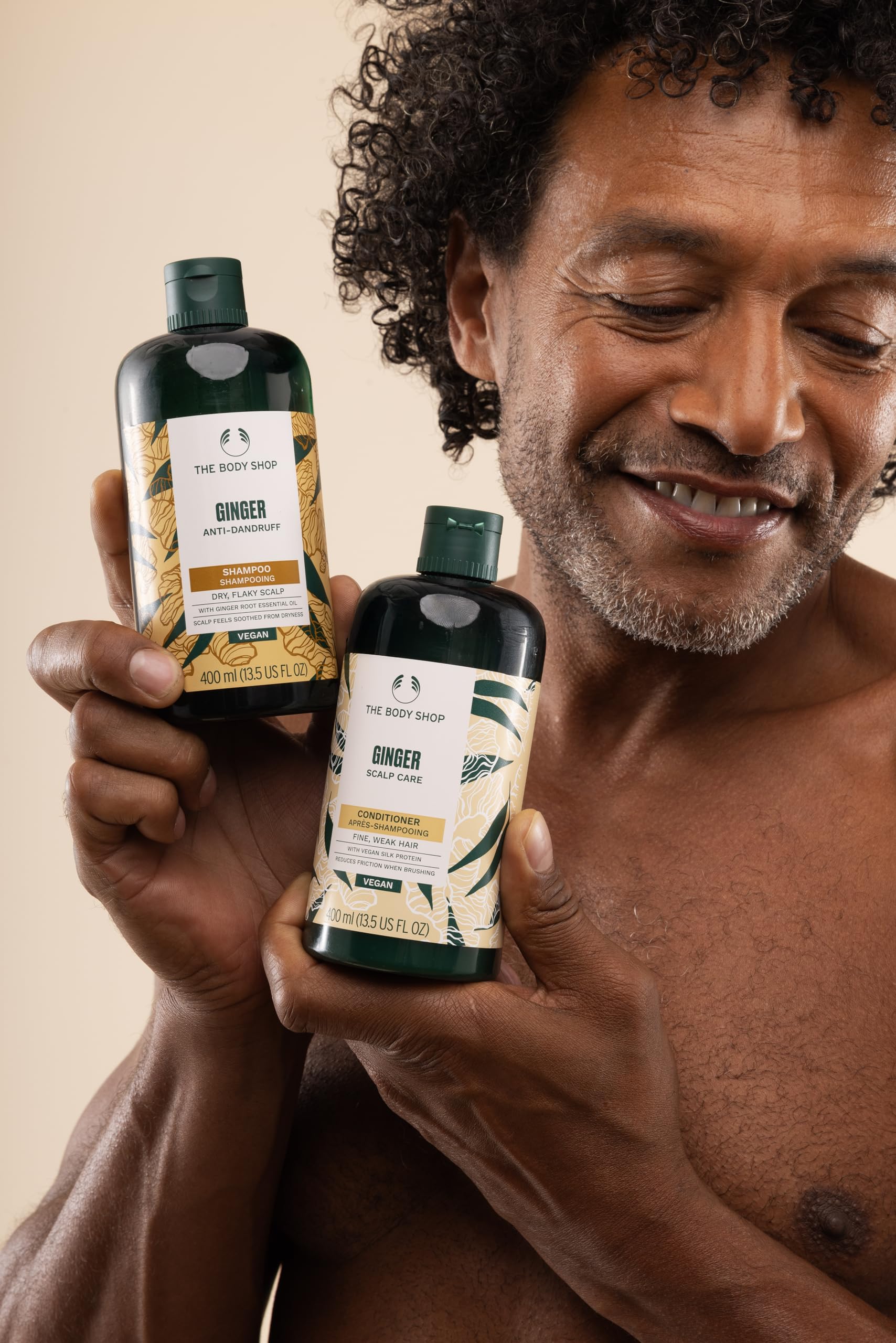 The Body Shop Ginger Scalp Care Conditioner – Emballage recyclable, démarche durable.