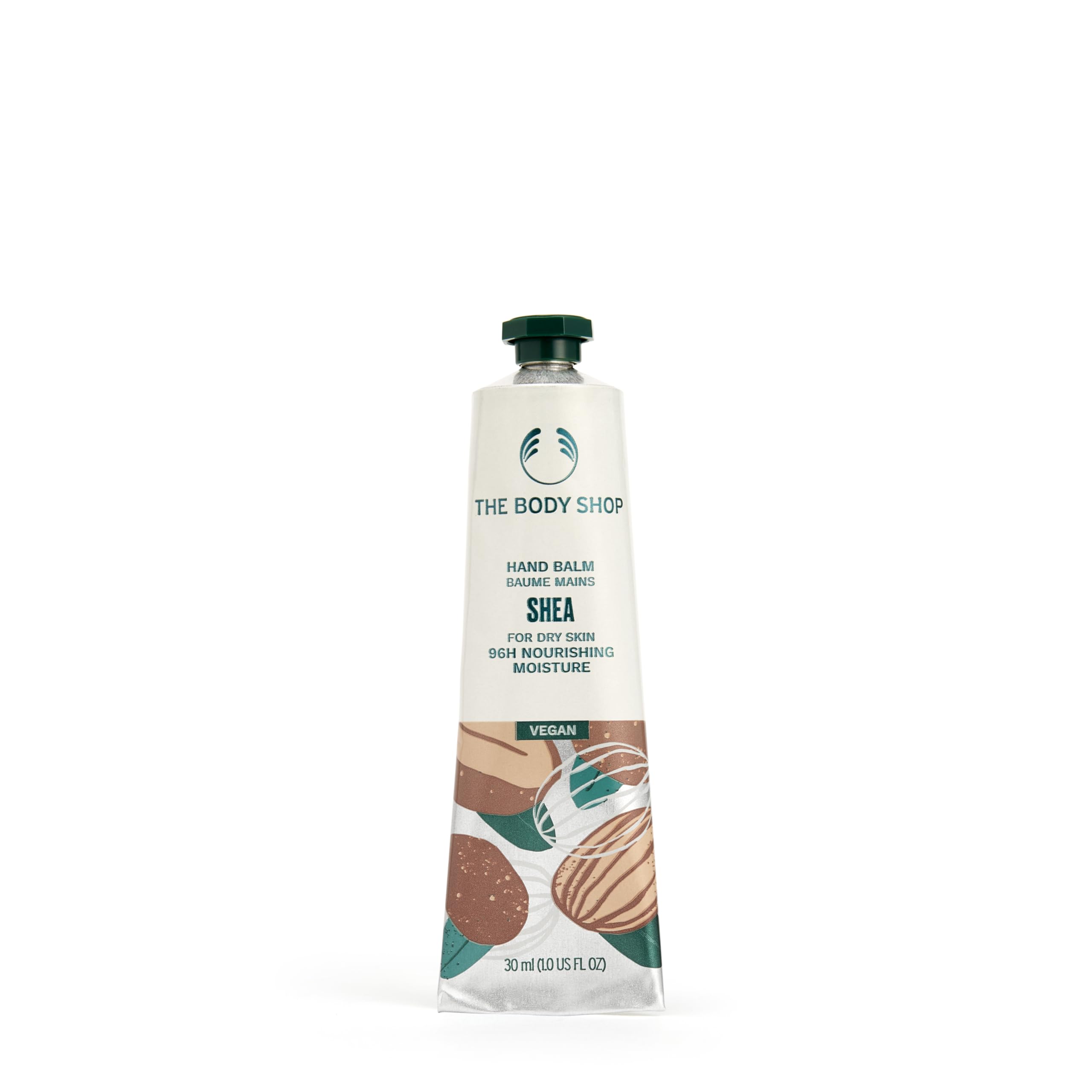 La crème mains The Body Shop, texture légère pour hydratation rapide.