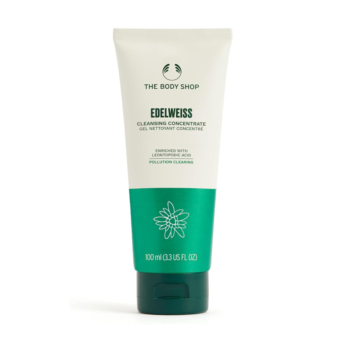 The Body Shop Edelweiss Cleansing Concentrate – flacon prêt pour une routine nettoyante douce et efficace