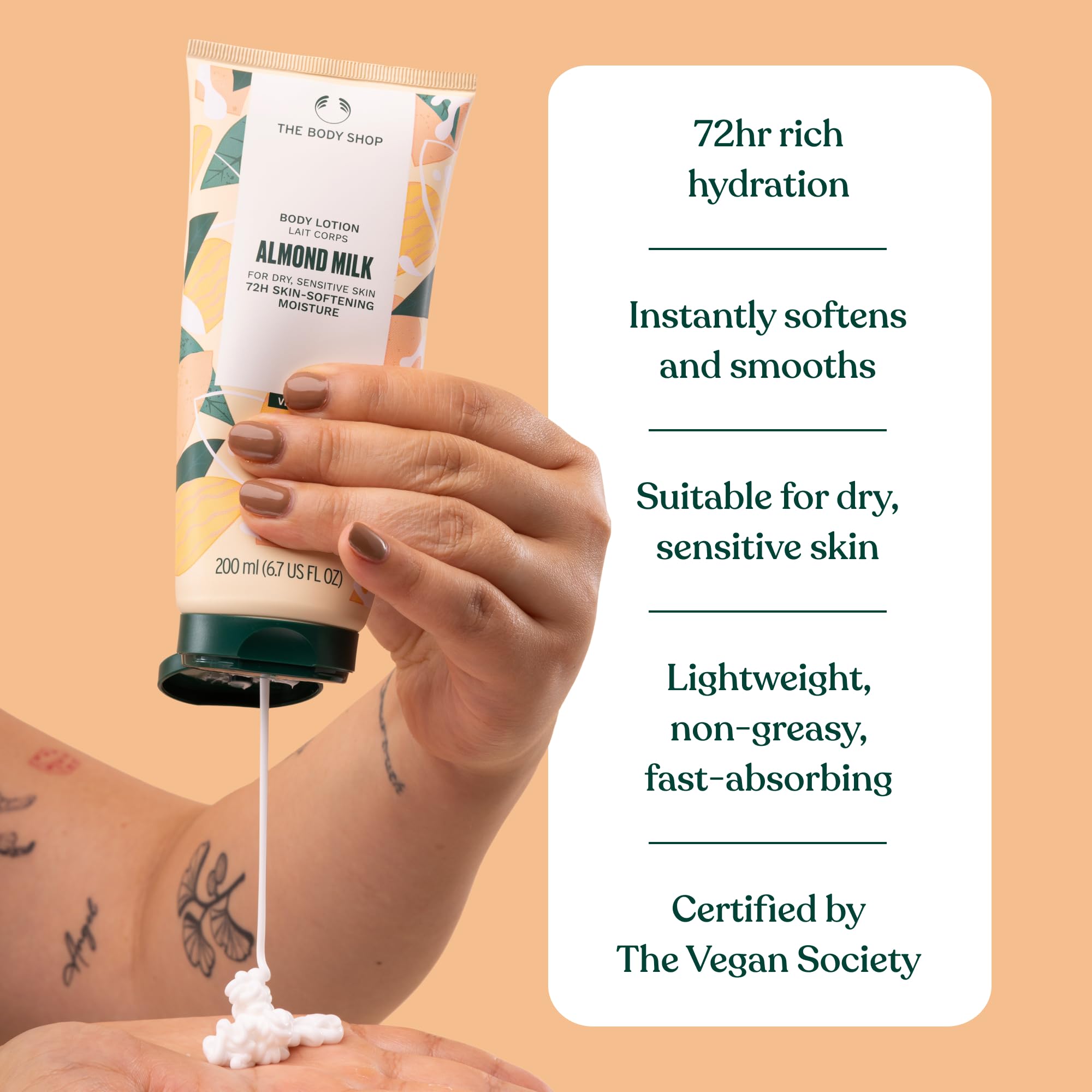 The Body Shop Texture légère - emballage recyclable et hydratation légère.