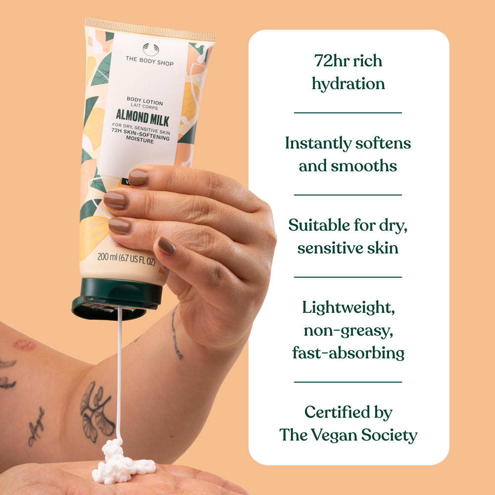 The Body Shop Texture légère - emballage recyclable et hydratation légère.