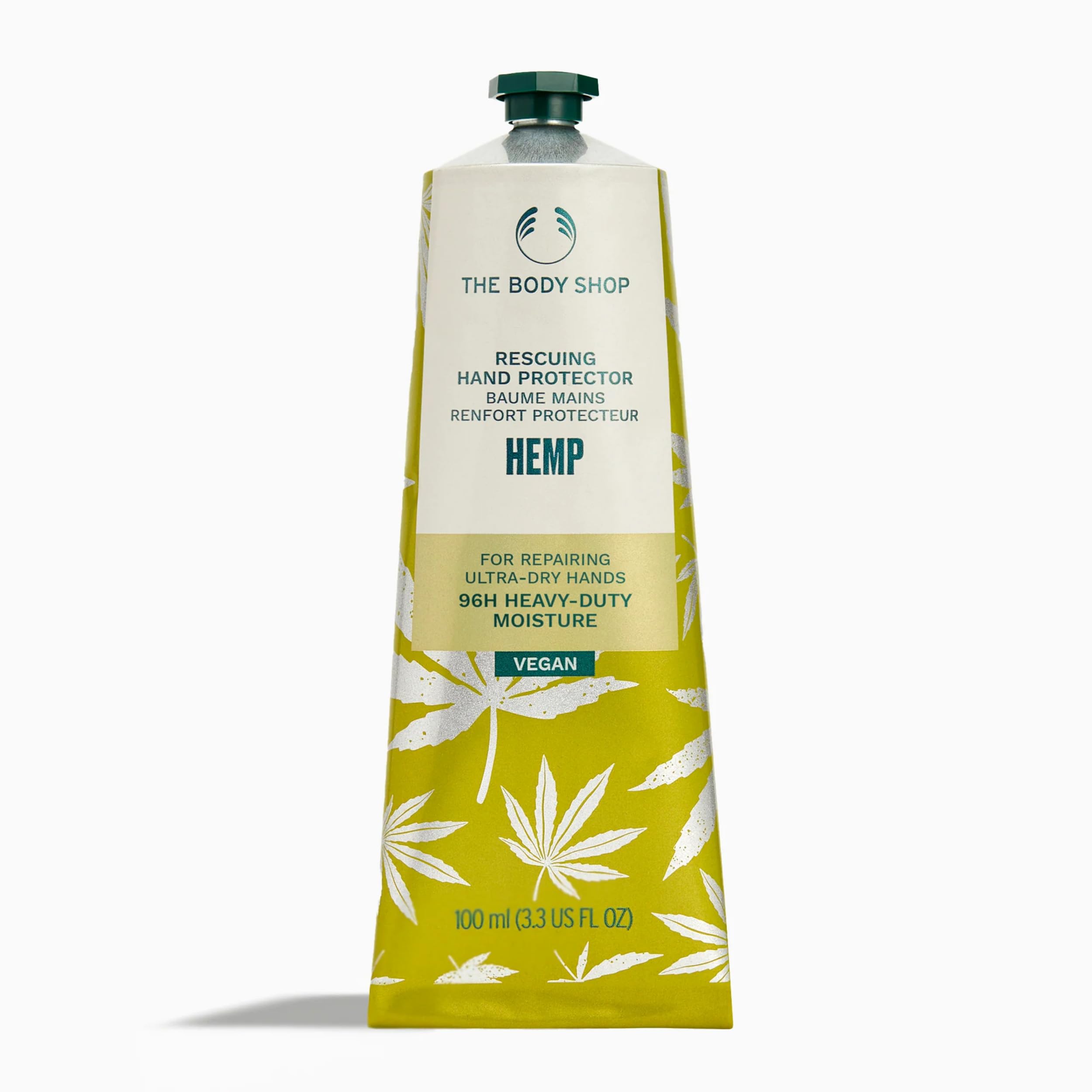 The Body Shop Hemp Hand Protector, bouteille 99 ml, hydratation durable pour mains exposées