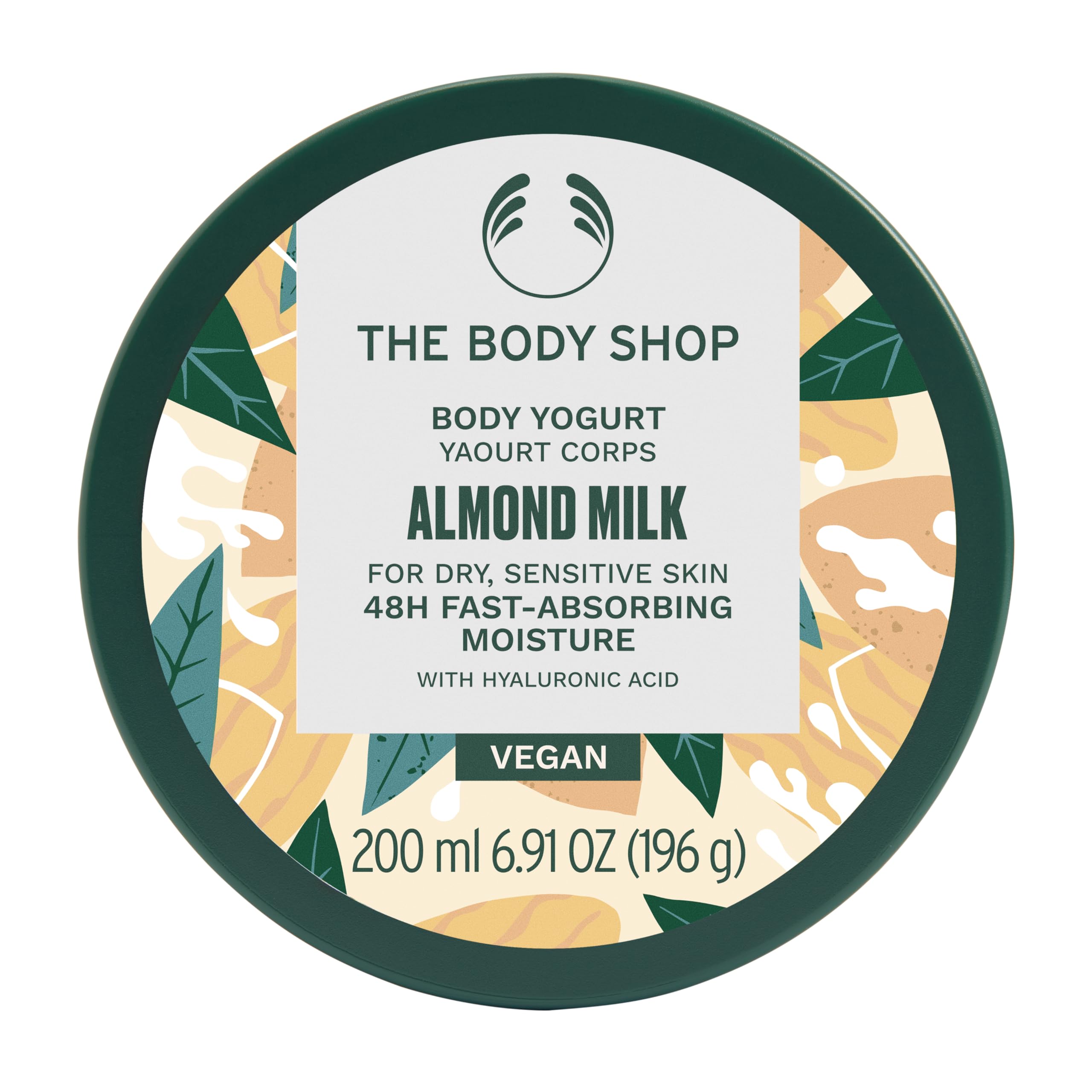 The Body Shop Lait d’amande: texture légère et hydratation pour peau sensible.