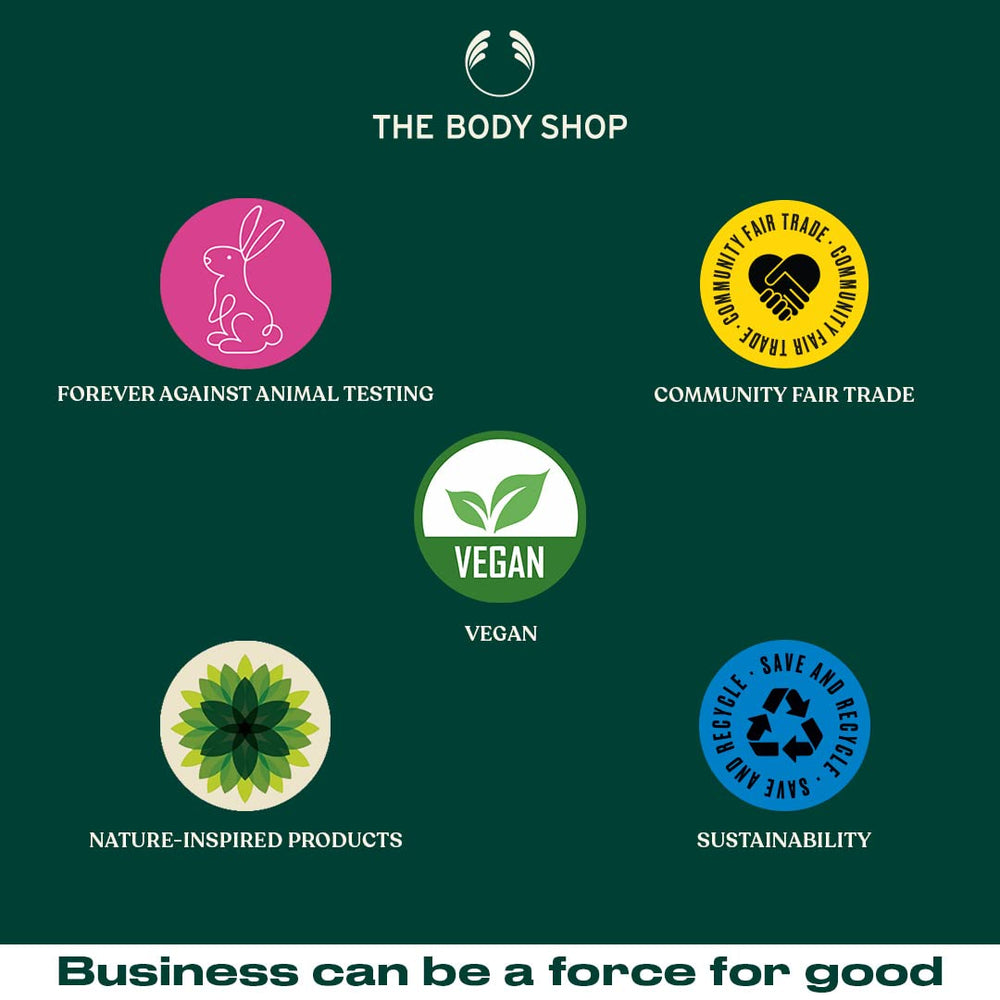 The Body Shop Mango Body Yogurt – Emballage recyclable et formule végane enrichie au jus de mangue.