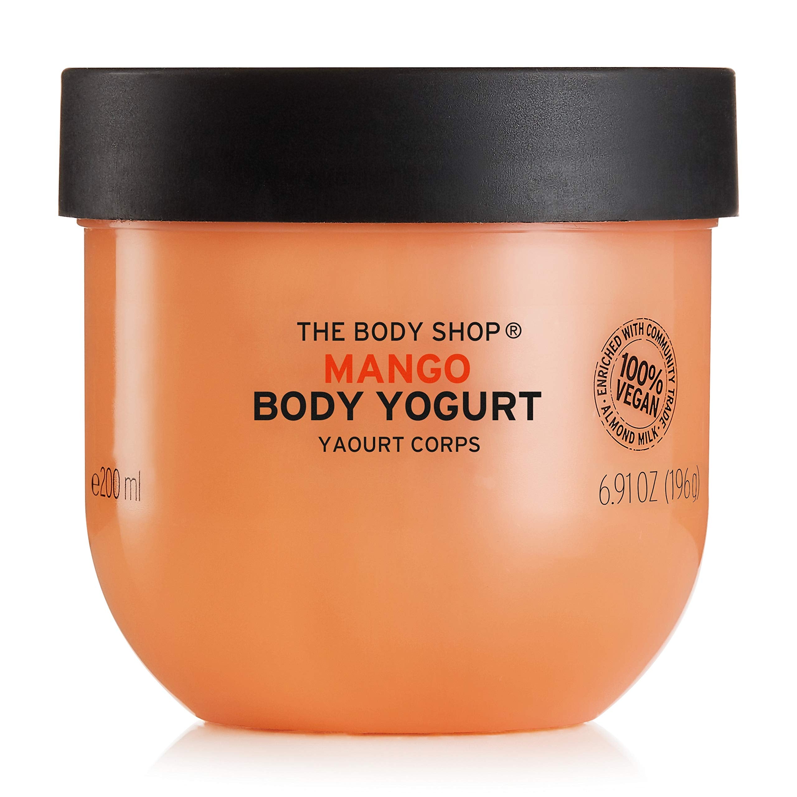 The Body Shop Mango Body Yogurt – Gel-crème léger pour absorption rapide et peau douce.