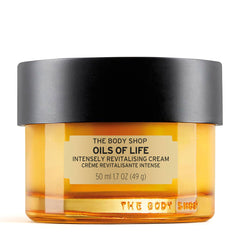 The Body Shop Oils of Life crème texture satinée et légère pour visage hydraté