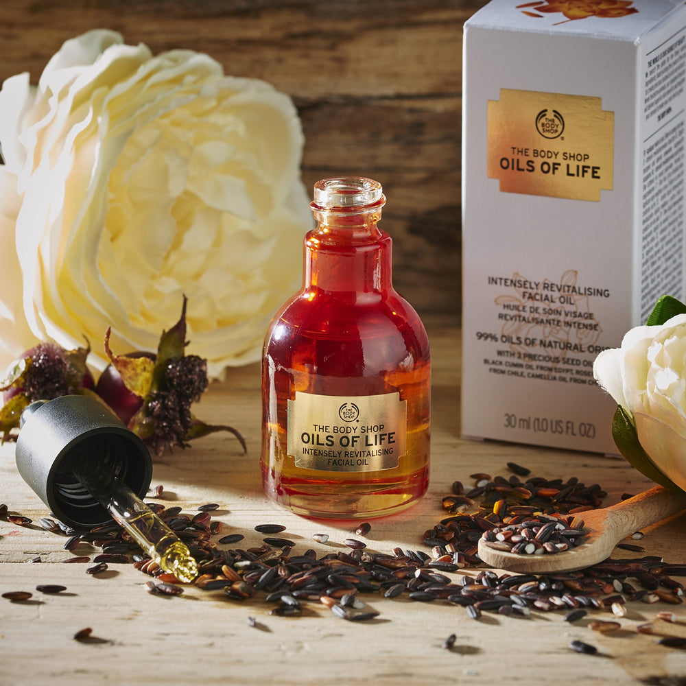 The Body Shop Oils of Life – texture légère adaptée à tous les types de peau