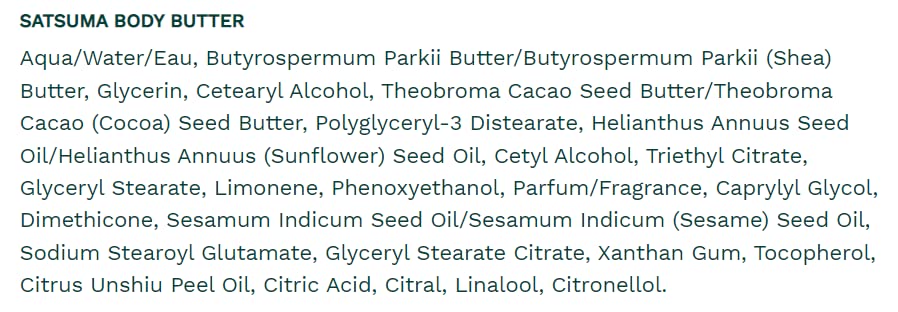 Éclat naturel et léger parfum satsuma après l’application du Beurre Satsuma