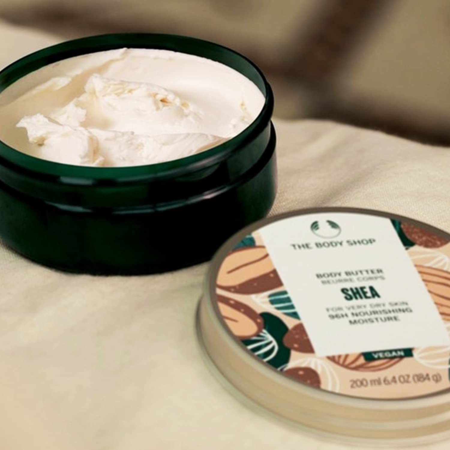 The Body Shop Shea Body Butter – packaging-couvercle-aluminium: emballage recyclable et responsable.