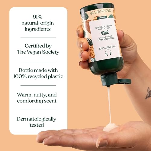 The Body Shop Shea Shower Cream – Beurre de karité Community Trade pour nourrir la peau