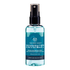 The Body Shop spray-pieds menthe poivrée — emballage prêt à l'emploi pour rafraîchir rapidement