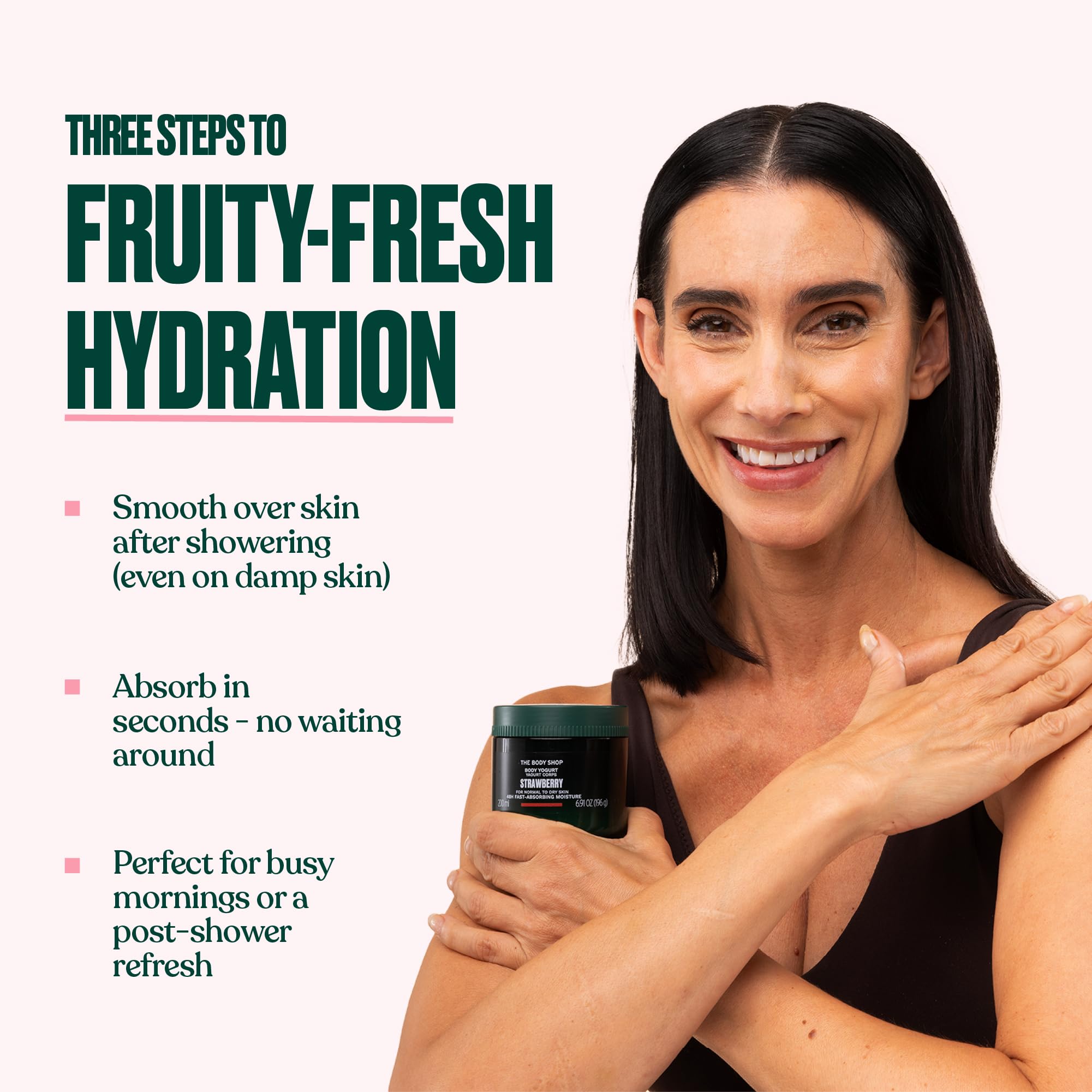 Hydratation jusqu'à 48 heures pour peau douce et confortable