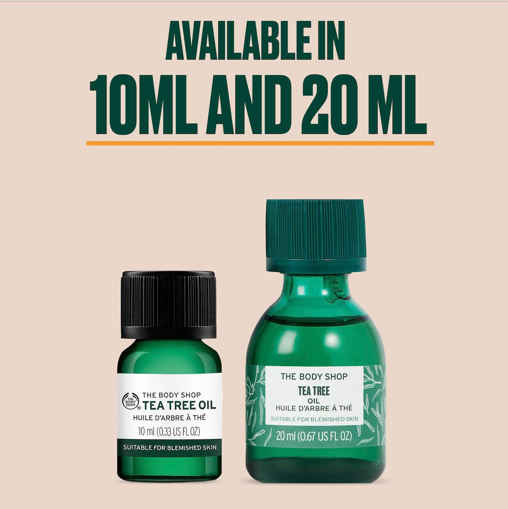 The Body Shop Tea Tree Oil: format portable pour retouches rapides.