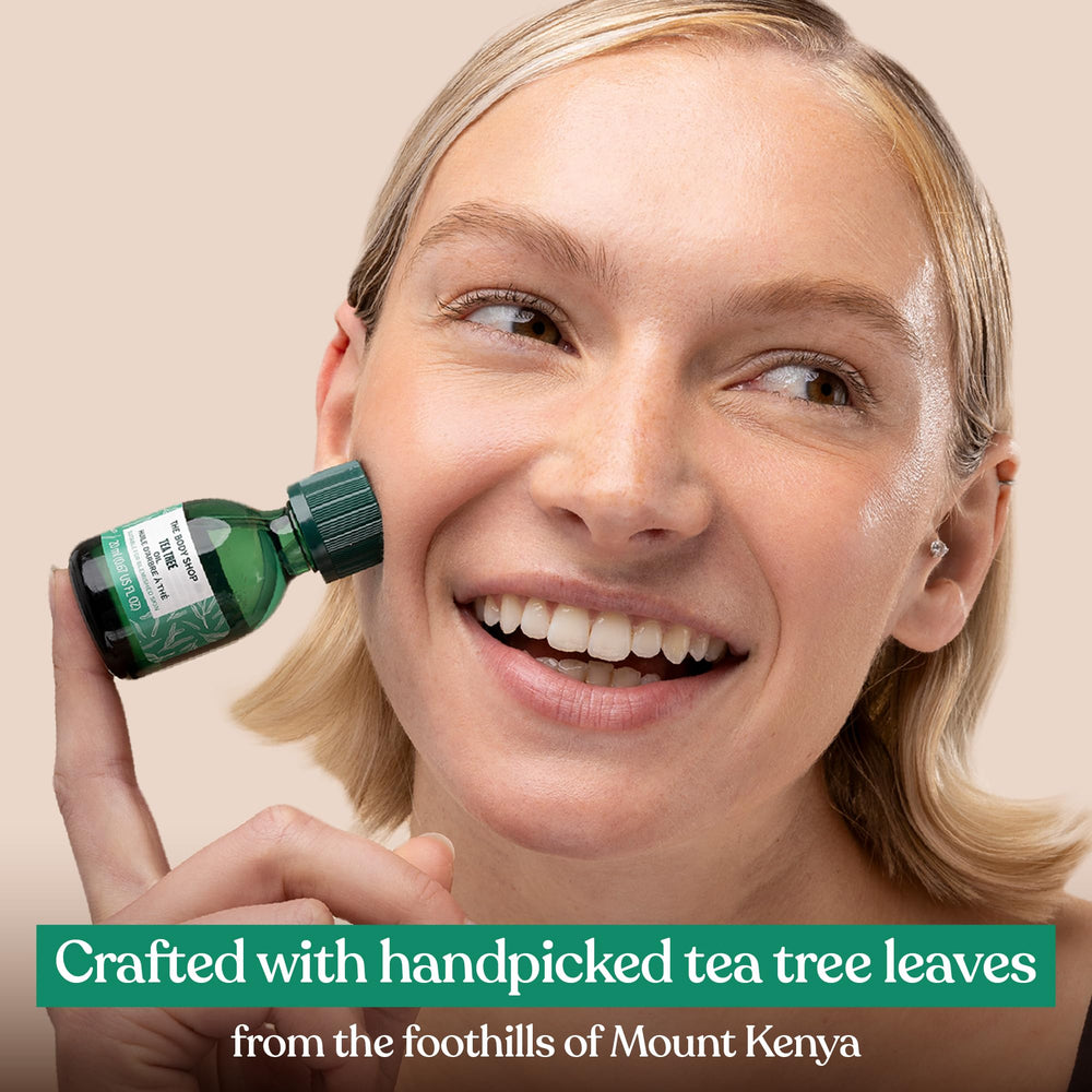 The Body Shop Tea Tree Oil: utilisation quotidienne en 1 à 2 gouttes.