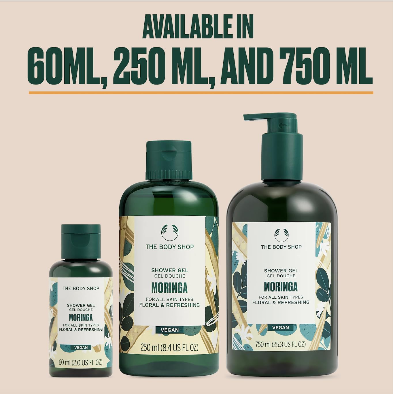 The Body Shop – Idéal pour une routine douche quotidienne rafraîchissante.