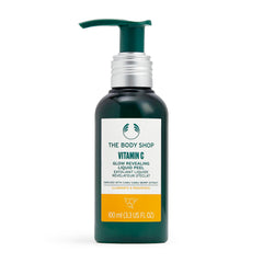 Bouteille The Body Shop Vitamin C Glow-Revealing Liquid Peel prête à révéler l’éclat