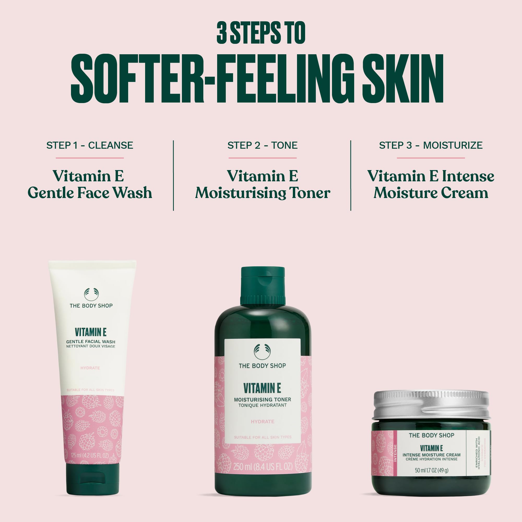 The Body Shop Vitamin E Intense Moisturizer : testé dermatologiquement pour la peau
