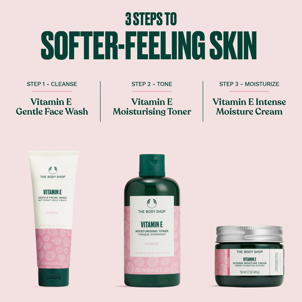 The Body Shop Vitamin E Intense Moisturizer : testé dermatologiquement pour la peau