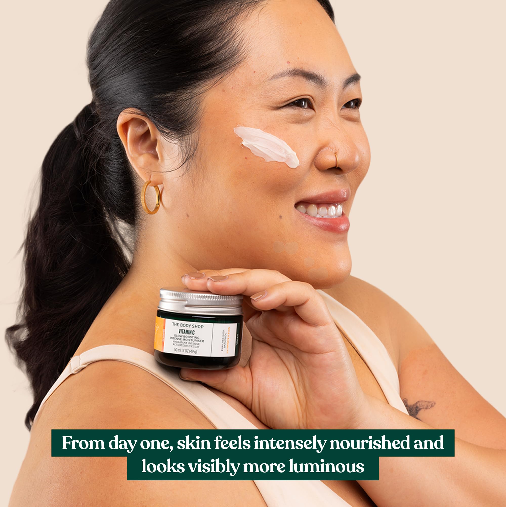 The Body Shop vitamine C lueur, aloe vera commerce communautaire: douceur apaisante.