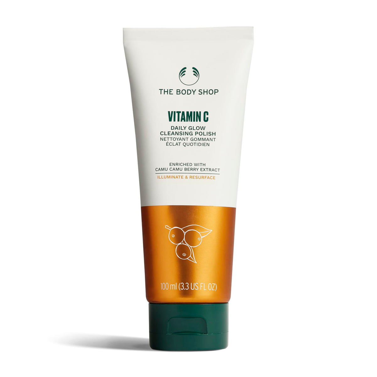 The Body Shop Vitamin C – nettoyant visage en gel léger pour un teint frais et naturel.