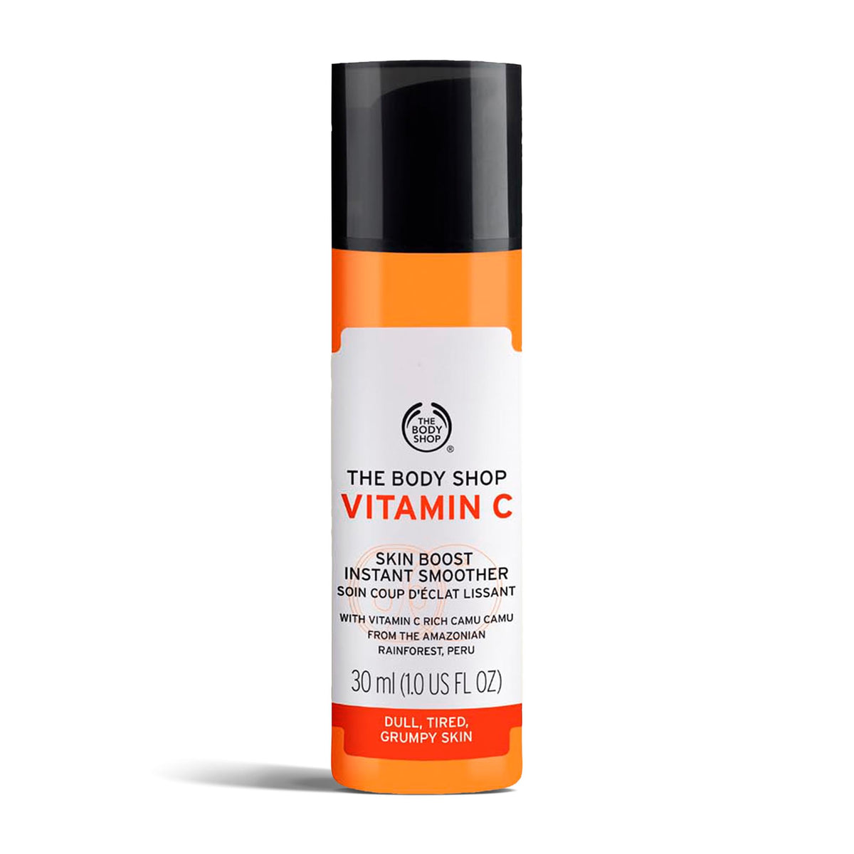 Sérum The Body Shop Vitamine C Soin Peau, flacon élégant prêt à lisser l'éclat