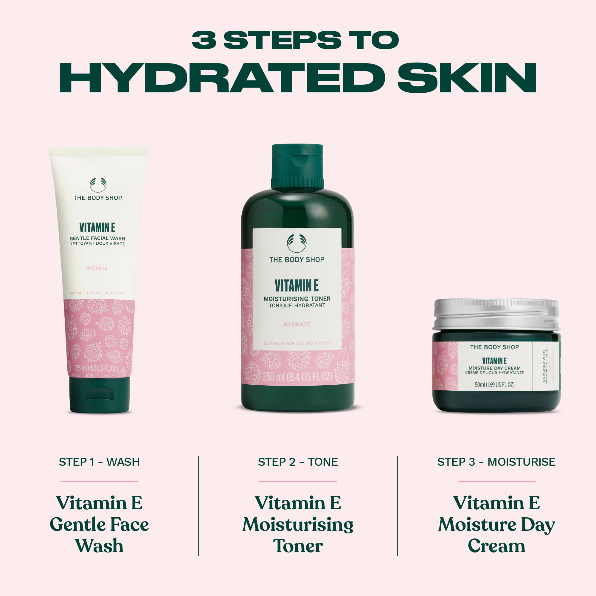 The Body Shop Vitamine E emballage compact pour voyage