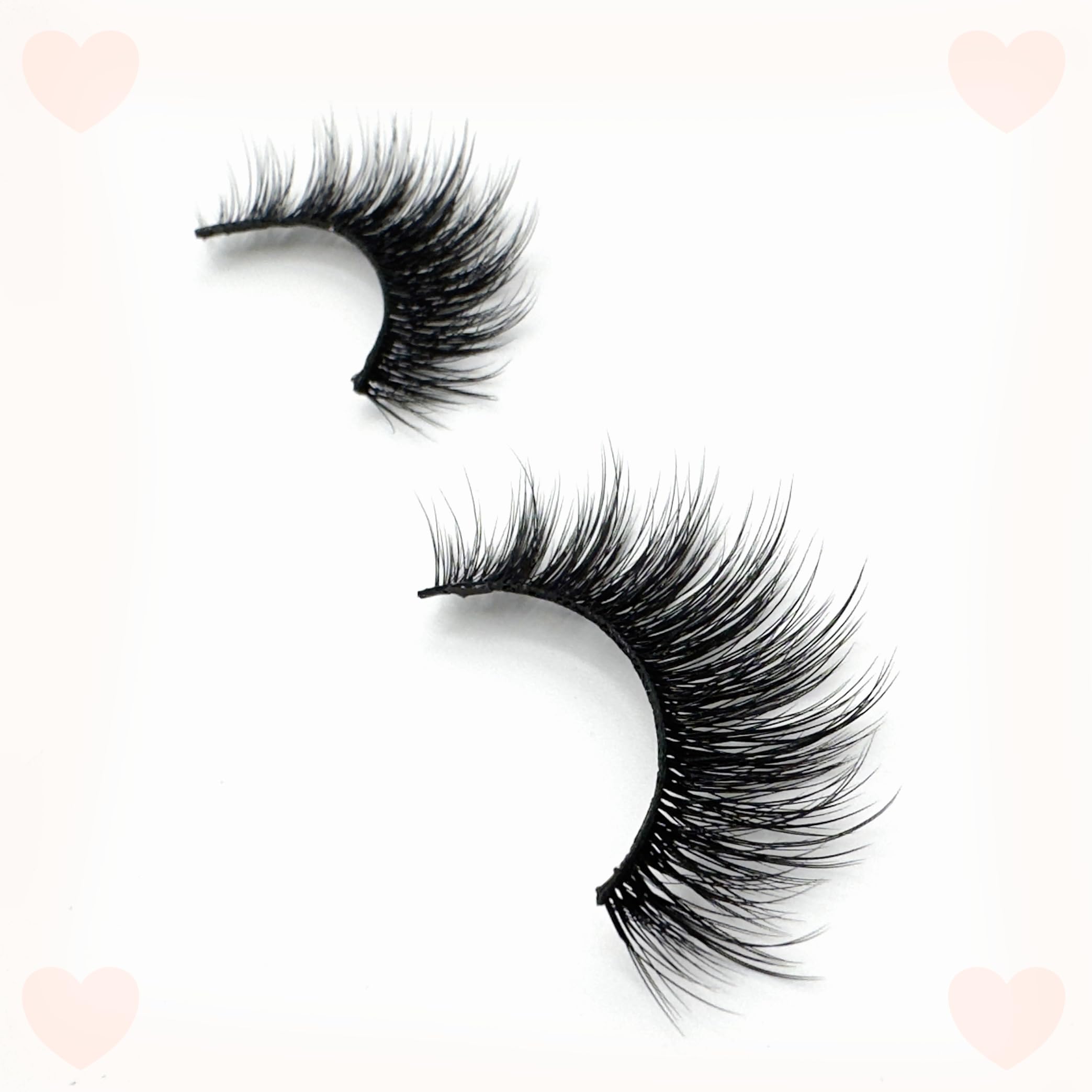 The Book of Lashes Sparkle 3-pair display highlights value.