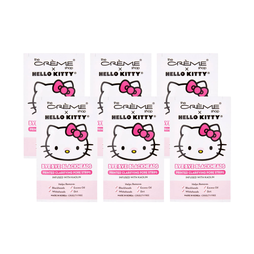 The Crème Shop Hello Kitty bandes pore nez – épurent les points noirs en 15 minutes.