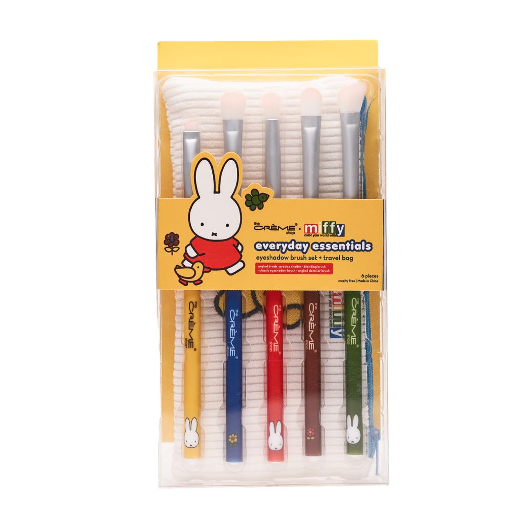 The Crème Shop Miffy ensemble pinceaux yeux – kit complet pour maquillage fluide.