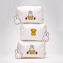 The Crème Shop x Miffy intérieur spacieux, rangement pratique pour maquillage et accessoires.