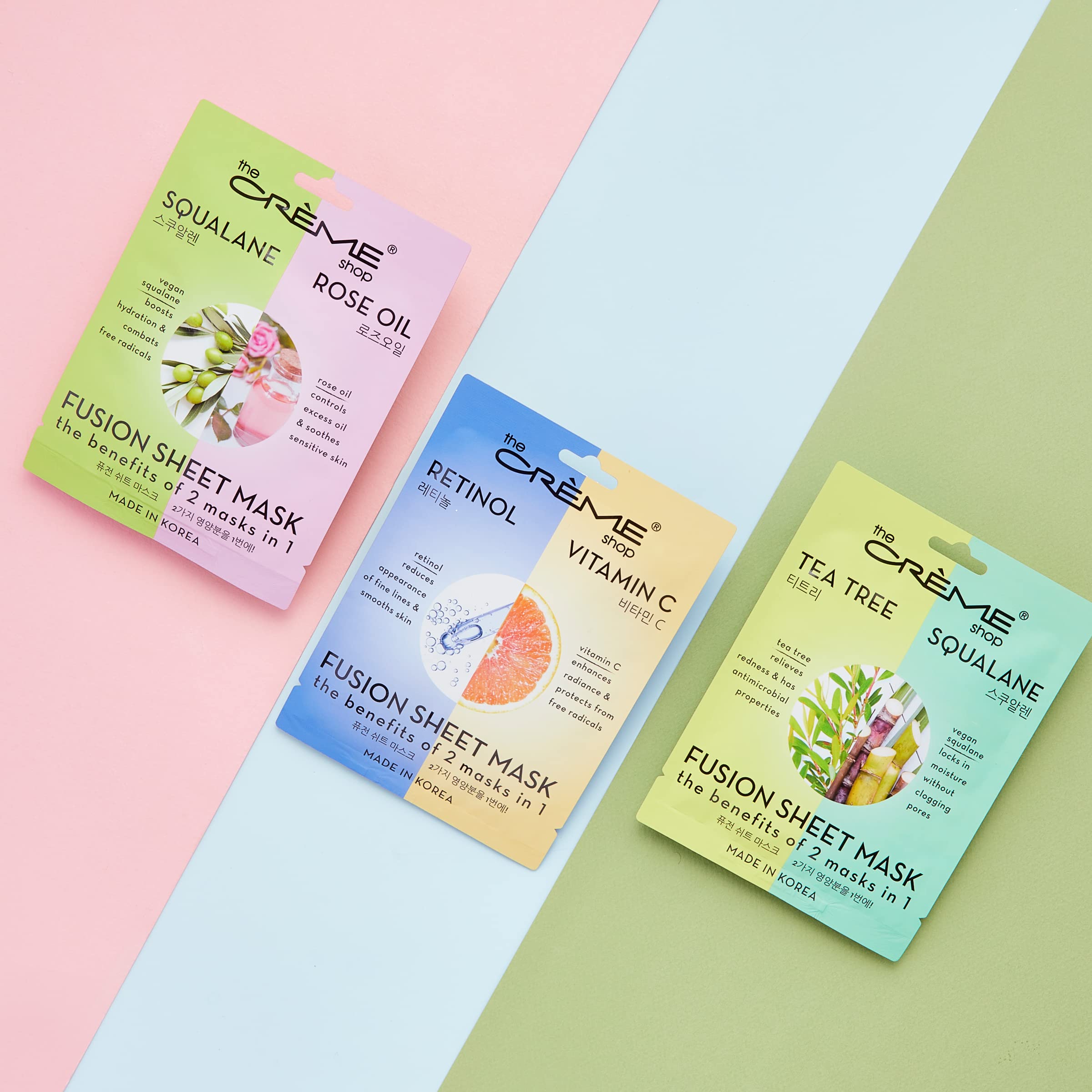 Le pack cinq pièces The Crème Shop apporte soin ciblé et routine efficace