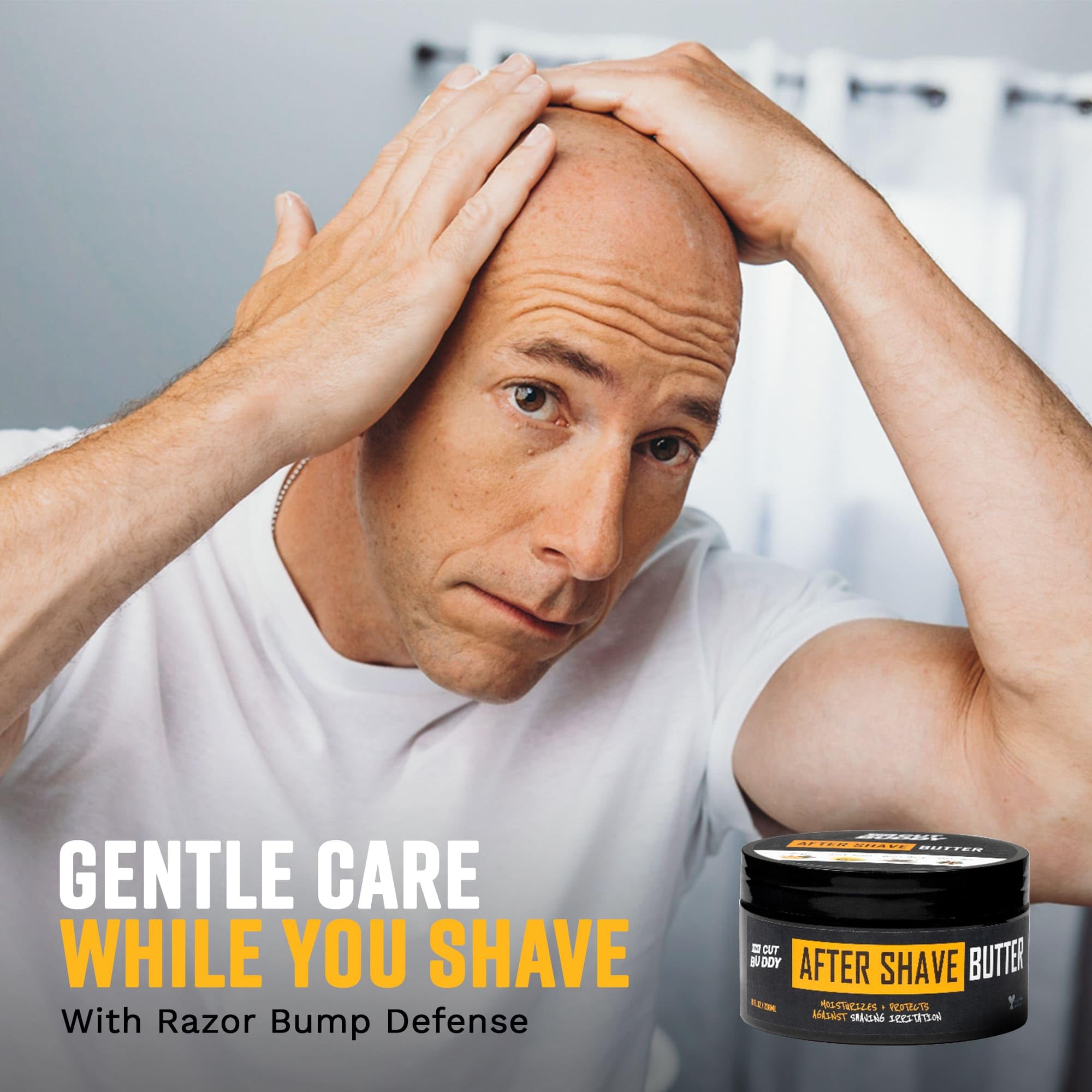The Cut Buddy gingembre tonifiant revitalise et équilibre le teint après rasage.