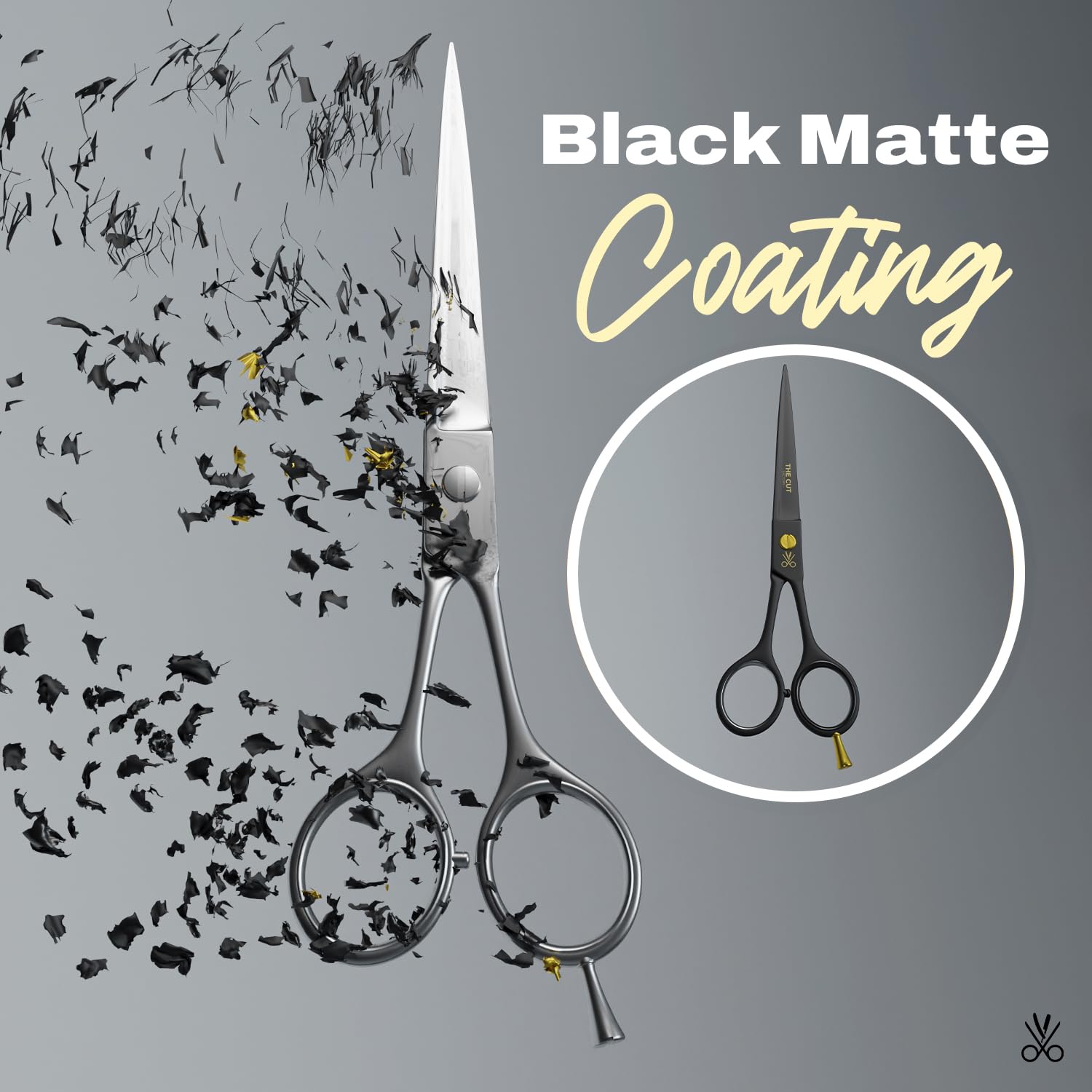 THE CUT FACTORY design matte noir moderne et sophistiqué.