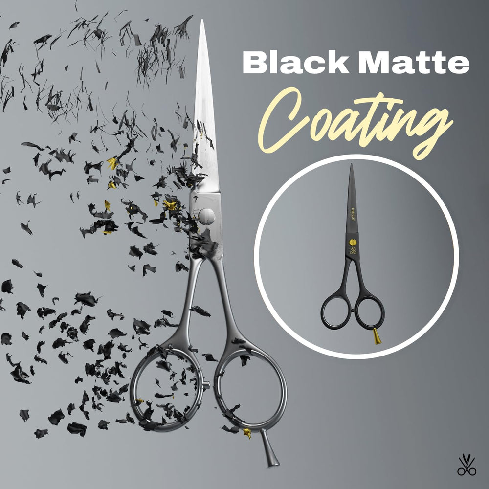 THE CUT FACTORY design matte noir moderne et sophistiqué.