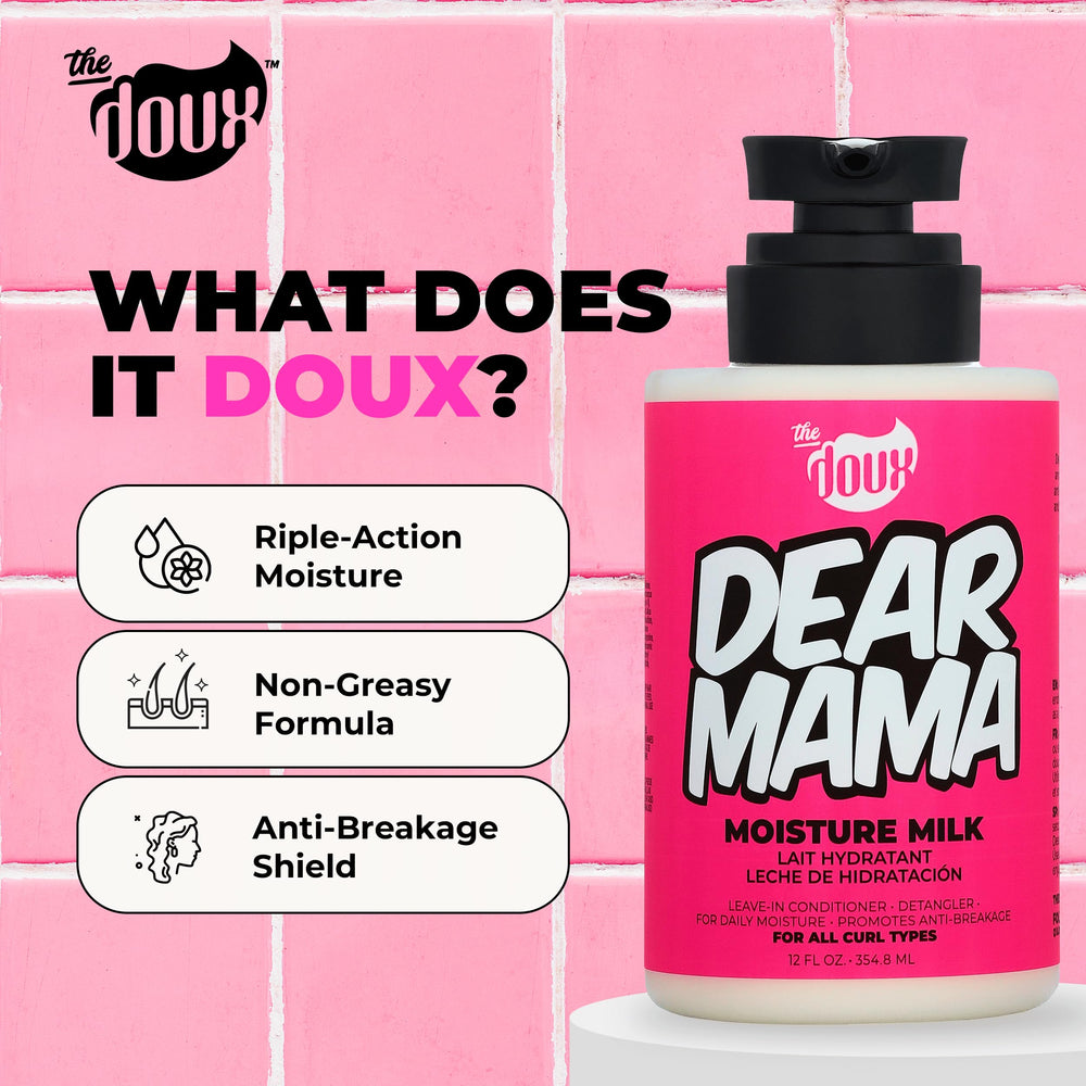 The Doux DEAR MAMA – extrait-ananas boucles, parfum fruité et hydratation légère.