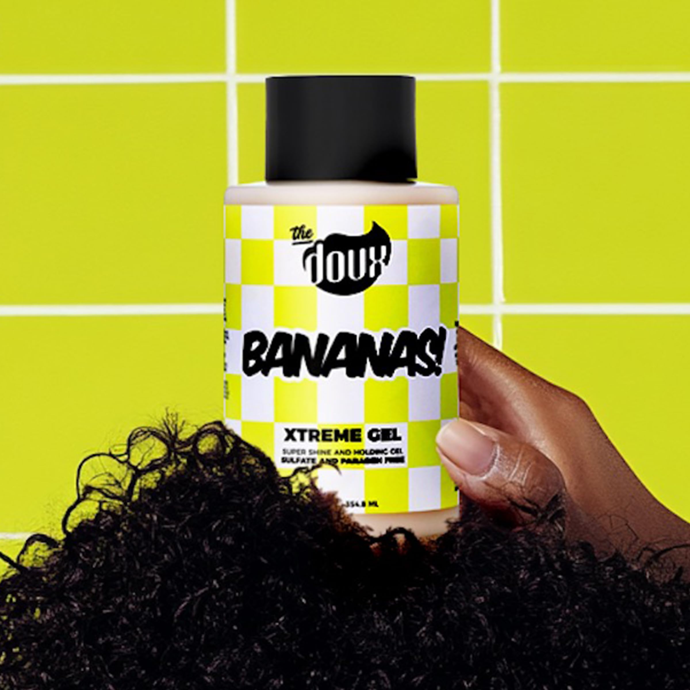 The Doux gel-coiffant xtreme sans flocage ni résidus tenue durable.